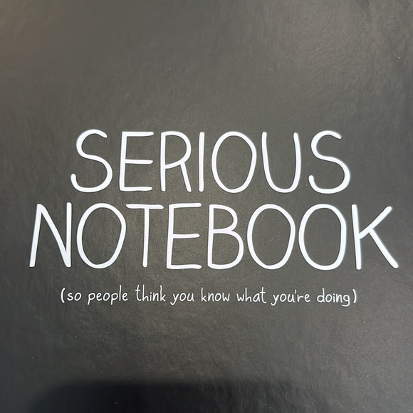 A5 Notebook - “Serious Notebook (so people think you know what you’re doing)” - Picture 4 of 5